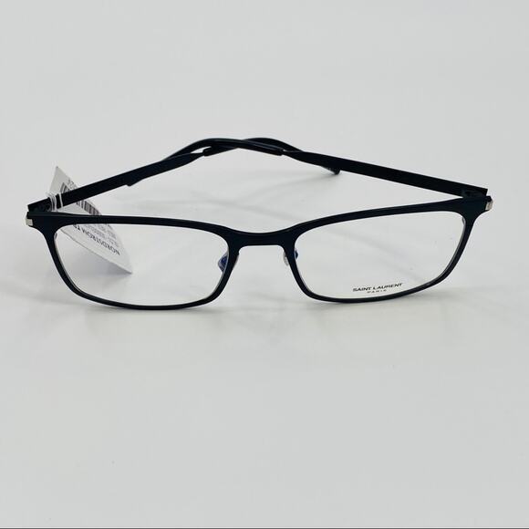 NEW Saint Laurent SL 265 005 Black Authentic Metal Eyeglasses Frame 56-20 - Picture 6 of 16